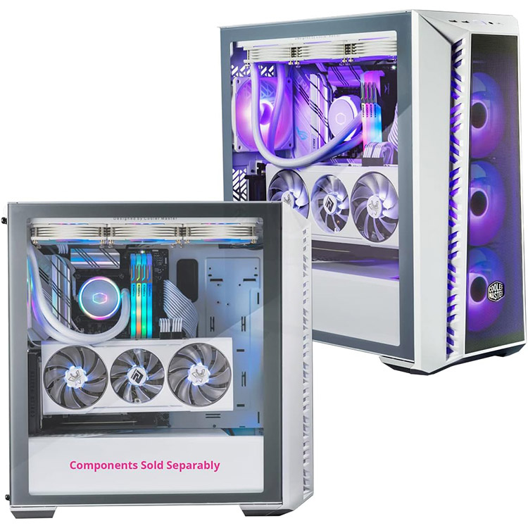 خرید کیس کامپیوتر Cooler Master MasterBox 520 Mesh - شاسی مید تاور - سفید